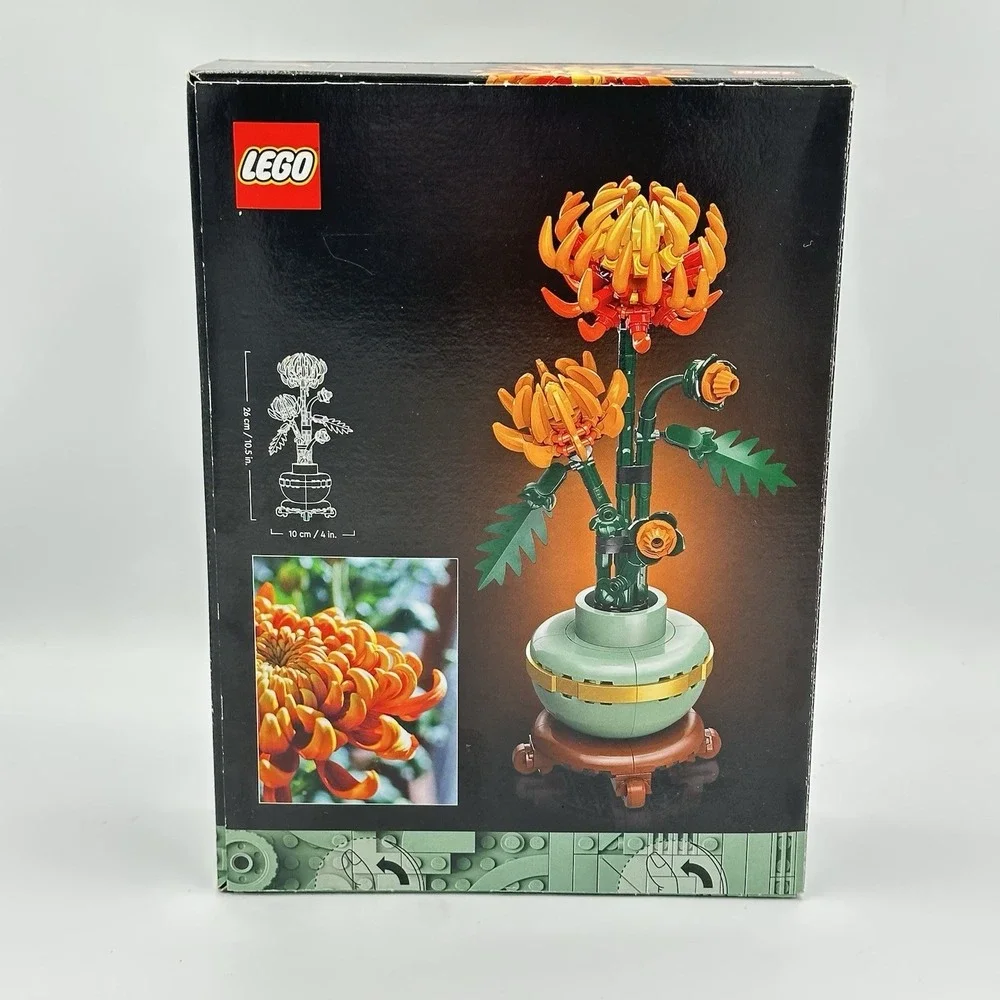 LEGO Icons Chrysanthemum 10368 Botanical Collection Flower Decor Set New - Picture 2 of 7
